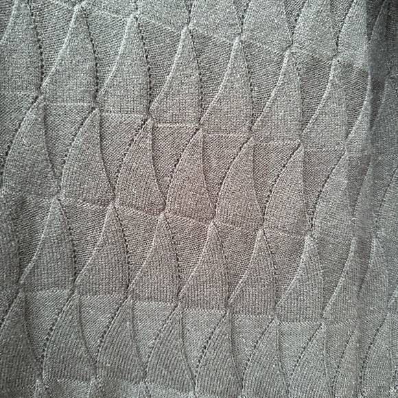 London Times Black Sweater Self-patterned Large DRESS with a touch of Purple. - Picture 4 of 10